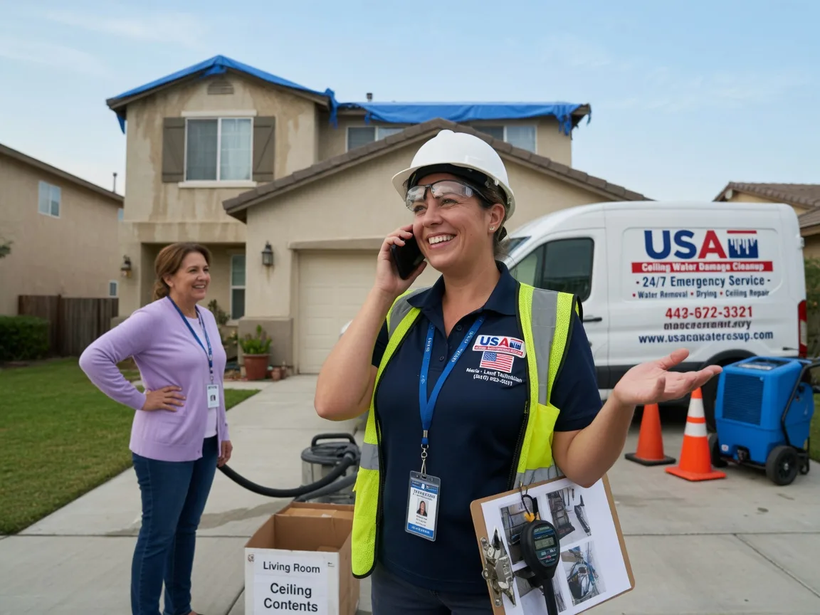Ceiling Water Damage Restoration Phoenix, MD FAQs